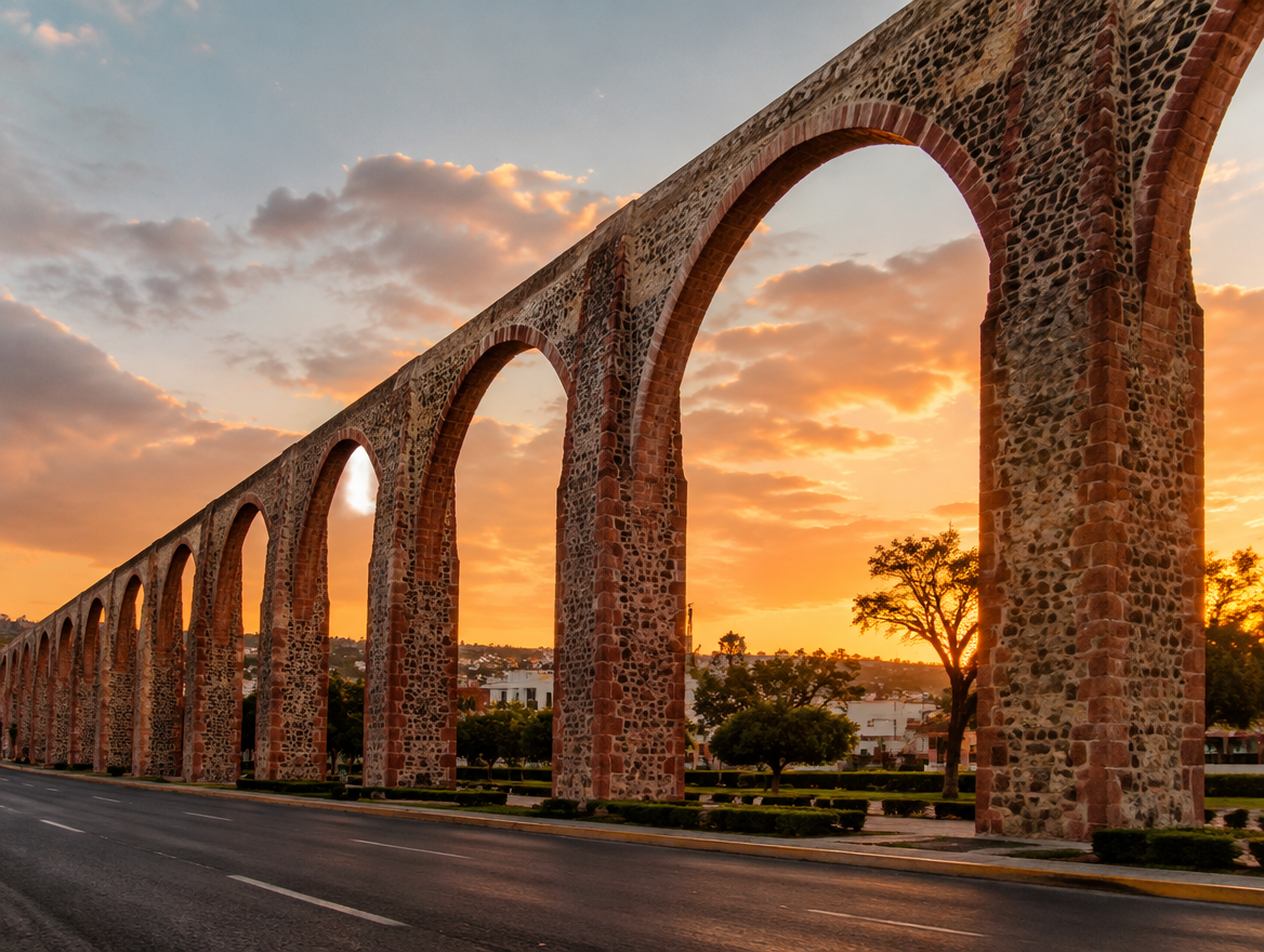 Acueducto histórico de Querétaro